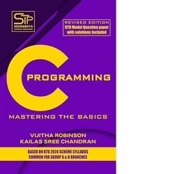C Programming - Mastering the Basics - KTU 2024 Scheme - A and B Branches